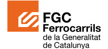 Logo FGC. Ferrocarrils de la Generalitat de Catalunya.