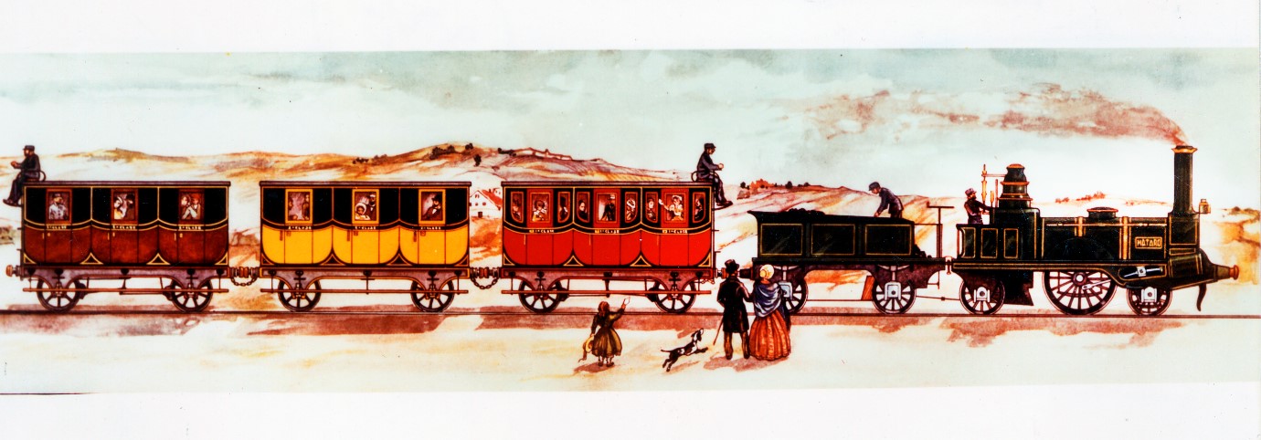 Iustración de un tren